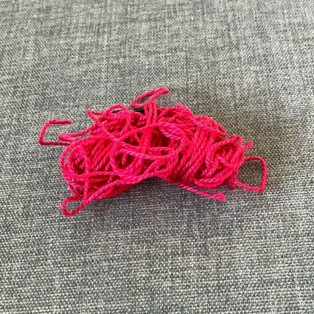 Pink Needlepoint Thread Yarn